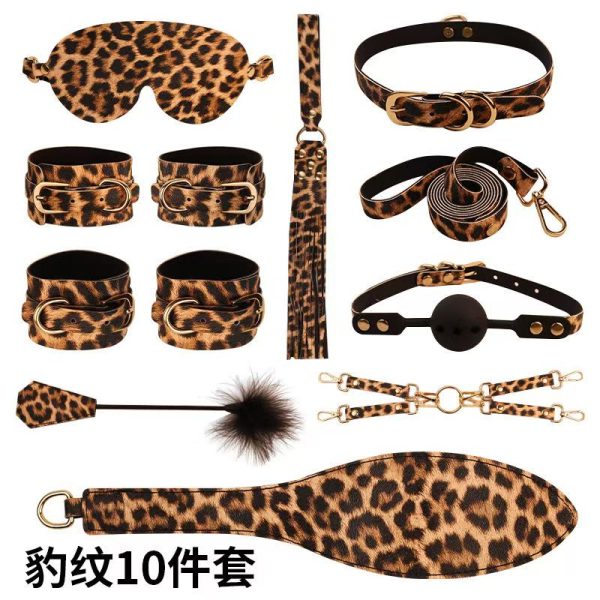 Leopard print 10-piece sex game set - 图片 2